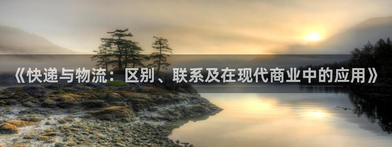 狗子28合法吗：《快递与物流：区别、